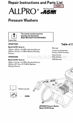 Allpro APS2730H Instrukcje naprawy i lista części