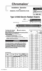 Chromalox U-RAD-6 Руководство по установке и эксплуатации