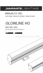 Diamante GLOWLINE HO 1200 Manual do utilizador