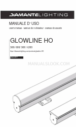 Diamante GLOWLINE HO 1200 Manual do utilizador