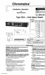 Chromalox CKH-20F31 Installazione, funzionamento e manutenzione