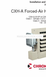 Chromalox CXH-A-20 Installation And Operation Instructions Manual