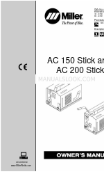 Miller AC 200 Stick オーナーズマニュアル