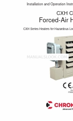 Chromalox CXH-C-07S Installation And Operation Instructions Manual