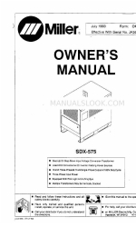 Miller CP-300 TS 1976 Owner's Manual