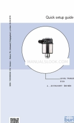 Burkert 8139 빠른 설정 매뉴얼