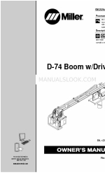 Miller D-74 Boom w/Drives Gebruikershandleiding