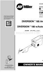 Miller DIVERSION 180 w/Auto-Line Manuale d'uso