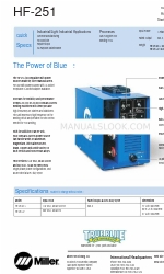 Miller HF-251-2 Teknik Özellikler