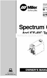 Miller Spectrum 625 X-TREME 소유자 매뉴얼