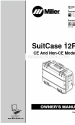 Miller SUITCASE 12RC Owner's Manual