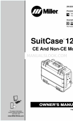 Miller SUITCASE 12RC CE Kullanıcı El Kitabı