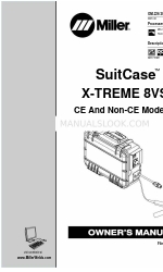 Miller SuitCase X-TREME 8VS CE Gebruikershandleiding