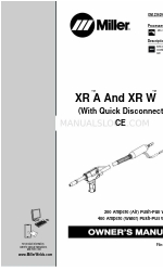 Miller XR-15W 소유자 매뉴얼