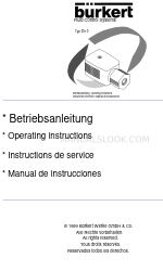 Burkert 2510 Instrucciones de uso