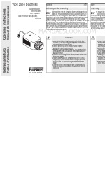 Burkert 2510 Manual de instrucciones