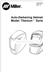 Miller Titanium Series Operating	 Instruction