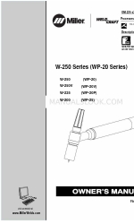 Miller W-225(WP-20P) 소유자 매뉴얼