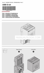 ABB E-kit Manual de instruções de instalação