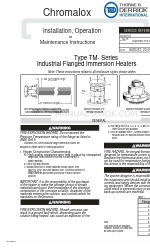 Chromalox TM Series Anweisungen für Installation, Betrieb und Wartung