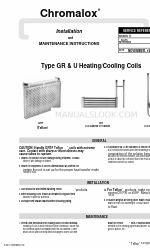 Chromalox US Instructies voor installatie en onderhoud