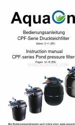 AquaOne CPF 75000 Instruction Manual