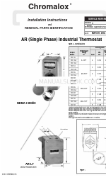 Chromalox AR-115 Istruzioni per l'installazione e identificazione delle parti di ricambio