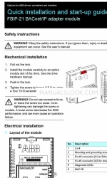 ABB FBIP-21 BACnet/IP Hızlı Kurulum ve Başlatma Kılavuzu