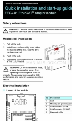 ABB FECA-01 EtherCAT Hızlı Kurulum ve Başlatma Kılavuzu