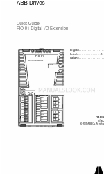 ABB FIO-01 Manuel de démarrage rapide