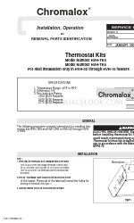 Chromalox HVH-TK6 Installazione, funzionamento e rinnovo Identificazione delle parti