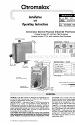 Chromalox PIT-25 Instrucciones de instalación y funcionamiento