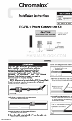 Chromalox RG-PK-1 Installatie-instructies