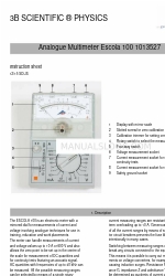 3B SCIENTIFIC 1013527 Folha de instruções