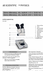 3B SCIENTIFIC PHYSICS 1005437 사용 설명서
