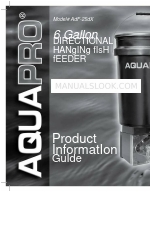 Aquapro Fish Feeders ADF-25DX Product Information Manual