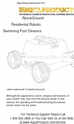 Aquaproducts Above Ground Swimming Pool Cleaners Residential Robotic Manuale d'uso