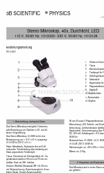 3B SCIENTIFIC PHYSICS 1013128 Kullanım Kılavuzu