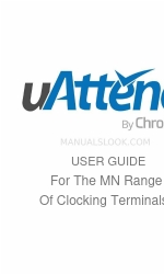 Chronologic uAttend MN Series Manual del usuario