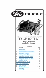 Burley FLATBED Manuale di istruzioni del proprietario