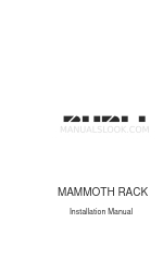 BURLI MAMMOTH RACK Installationshandbuch