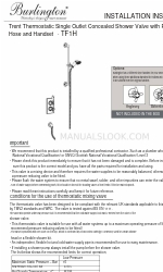 Burlington TF1H Panduan Petunjuk Instalasi