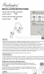 Burlington T25 インストレーション・インストラクション