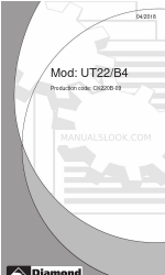 Diamond UT22/B4 Manual de instruções Instruções de utilização e manutenção