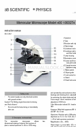 3B SCIENTIFIC PHYSICS 400 1003274 Manuale di istruzioni