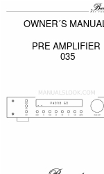 Burmester 035 Посібник користувача