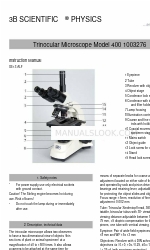 3B SCIENTIFIC PHYSICS 400 1003276 Руководство по эксплуатации