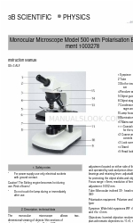 3B SCIENTIFIC PHYSICS 500 1003278 Gebruiksaanwijzing