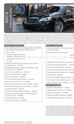 Chrysler 200 Convertible Spécifications