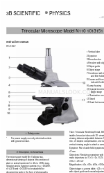 3B SCIENTIFIC PHYSICS N110 1013151 Manual de instruções
